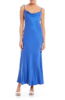 FIFTEEN TWENTY Cleo Slipdress Cobalt at Nordstrom,