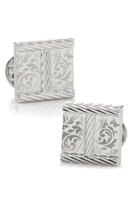 Cufflinks, Inc. Engraved Cuff Links in Silver at Nordstrom