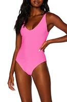 Beach Riot Reese Rib One-Piece Swimsuit at Nordstrom,