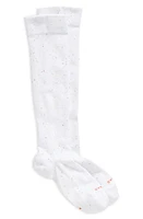 COMRAD Nep Compression Knee High Socks in Stargazer White at Nordstrom