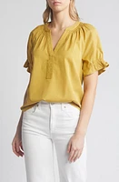 Wit & Wisdom Split Neck Top at Nordstrom,