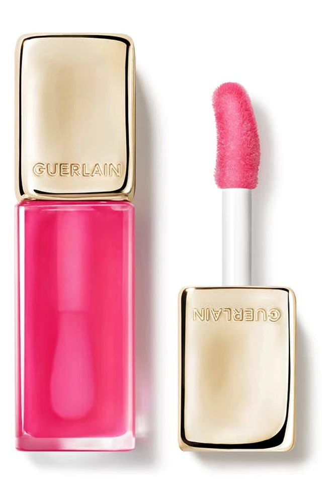 Guerlain Kiss Kiss Bee Glow Lip Oil in 458 Pop Rose Pink at Nordstrom