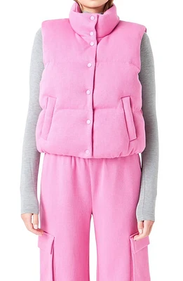 Grey Lab Knit Puffer Vest at Nordstrom,