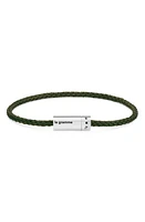 le gramme 7G Nato Polished Sterling Silver Khaki Cable Bracelet at Nordstrom, Cm