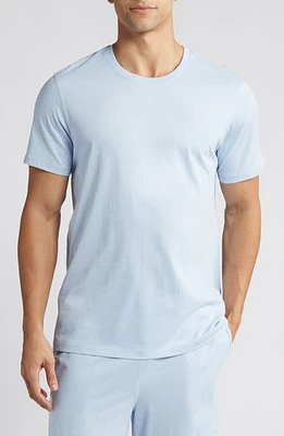 Daniel Buchler Cotton & Tencel Lyocell Blend Pajama T-Shirt Sky at Nordstrom,