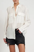 Rebecca Minkoff Paisley Sheer Top at Nordstrom,