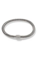 John Hardy Classic Chain 5mm Diamond Bracelet in Silver at Nordstrom