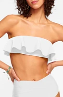 Ramy Brook Cecile Ruffle Strapless Bikini Top at Nordstrom,