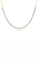 EF Collection Diamond Segment Chain Necklace in 14K Yellow Gold at Nordstrom