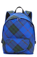 burberry Shield Check Nylon Backpack in Knight at Nordstrom