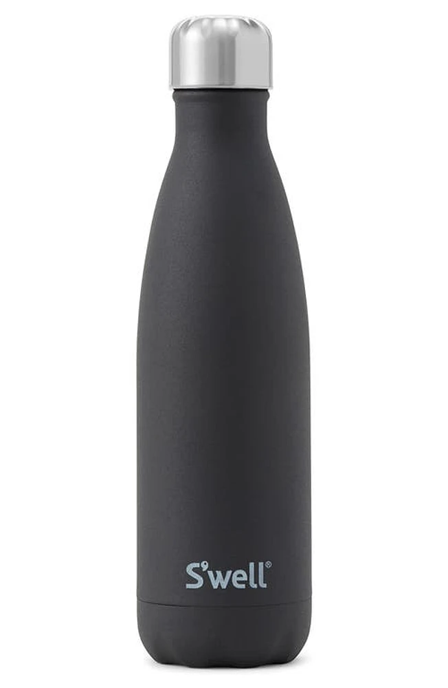 S'Well 17-Ounce Insulated Stainless Steel Water Bottle in Black Onyx at Nordstrom