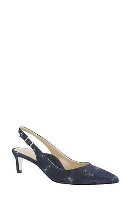 Ron White Marika Slingback Pump Navy at Nordstrom,