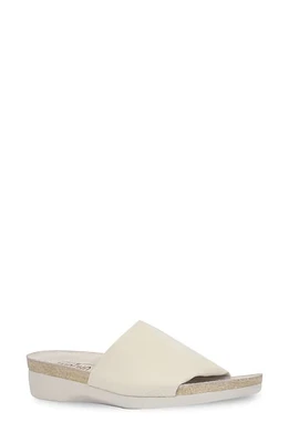 Munro Casita Slide Sandal Bone Fabric at Nordstrom,