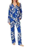 BedHead Pajamas Navy Shadow Blossom Organic Cotton Classic at Nordstrom,