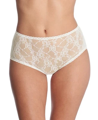 Natori Bliss Allure Lace One Size Full Brief in Ivory at Nordstrom