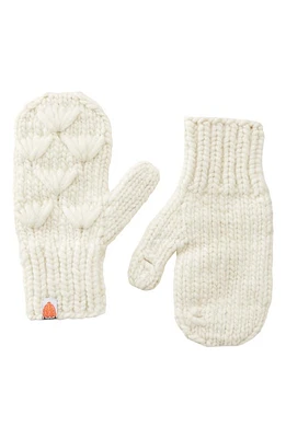 Sh*t That I Knit The Motley Merino Wool Mittens in White Lie at Nordstrom