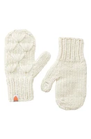 Sh*t That I Knit The Motley Merino Wool Mittens in White Lie at Nordstrom