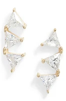 SHYMI 3-Stone Ear Crawlers in Gold/White at Nordstrom