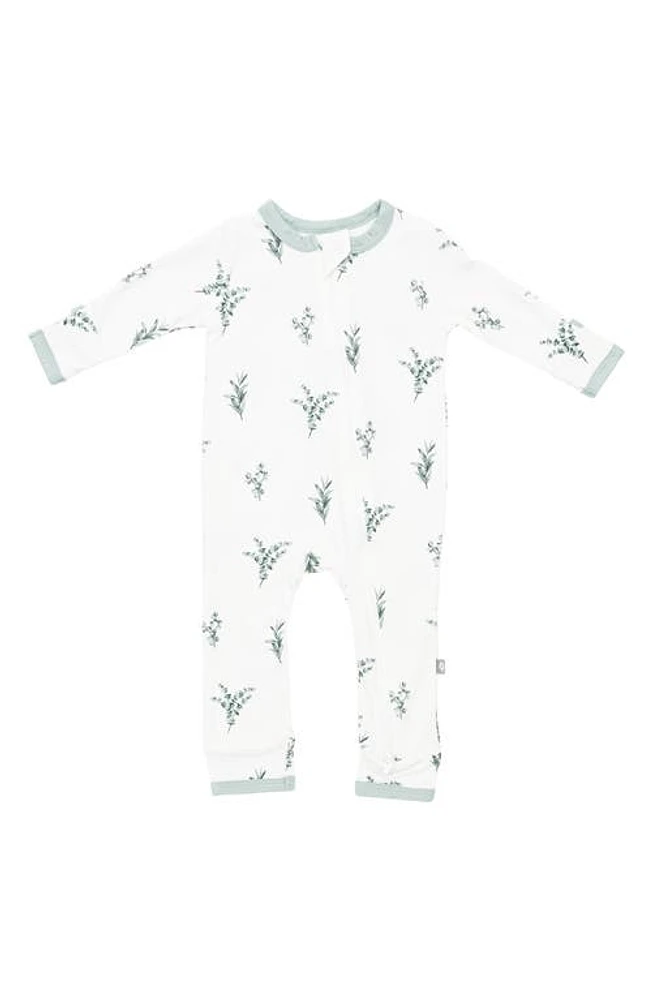 Kyte BABY Zip-Up Romper in Eucalyptus at Nordstrom