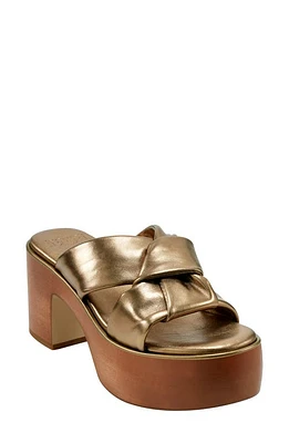 PURE Donna Karan Adalee Platform Sandal Bronze at Nordstrom,