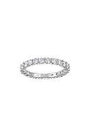 Swarovski Vittore Band Ring in Silver /Clear Crystal at Nordstrom