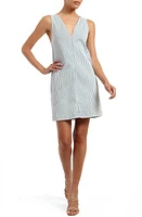 Mavi Jeans Bertha Stripe Denim Minidress at Nordstrom,