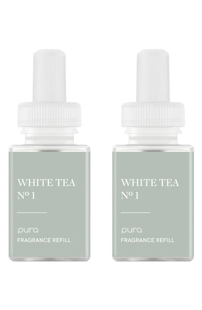 PURA 2-Pack Diffuser Fragrance Refills in White Tea No 1 at Nordstrom