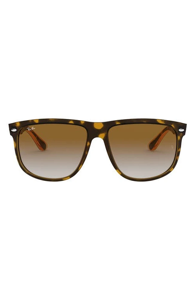 Ray-Ban 'Boyfriend Flat Top Frame' 56mm Sunglasses in Tort Grad at Nordstrom