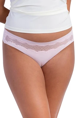 Uwila Warrior VIP Lace Trim Thong Rose Quartz at Nordstrom,