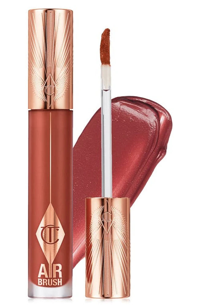 Charlotte Tilbury Airbrush Flawless Matte Liquid Lipstick in Walk Of No Shame Blur at Nordstrom