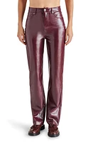 Steve Madden Loren Faux Leather Straight Leg Pants at Nordstrom,