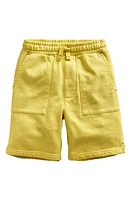 Mini Boden Kids' Cotton Sweat Shorts Zest Yellow at Nordstrom,