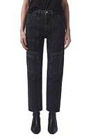 AGOLDE Cooper Relaxed Cargo Organic Cotton Jeans Panther at Nordstrom,