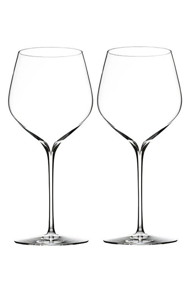 Waterford Elegance Set of 2 Fine Crystal Cabernet Sauvignon Glasses in Clear at Nordstrom