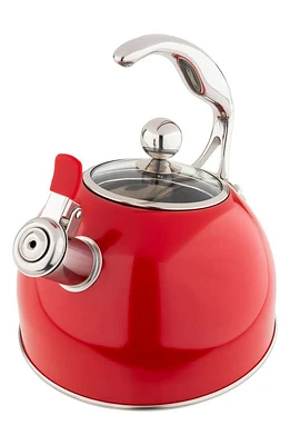 Viking Stainless Steel 2.6 Quart Whistling Tea Kettle - Red at Nordstrom