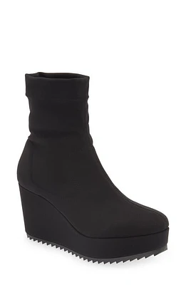 Pedro Garcia Urbana Wedge Bootie Black 2-Way Stretch at Nordstrom,