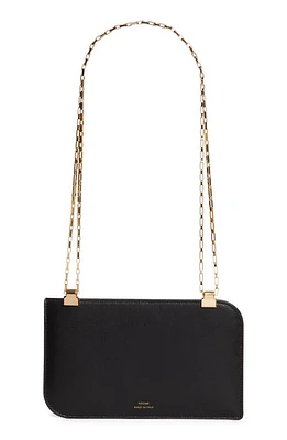 TOTEME Chain Leather Crossbody Pouch in Black at Nordstrom