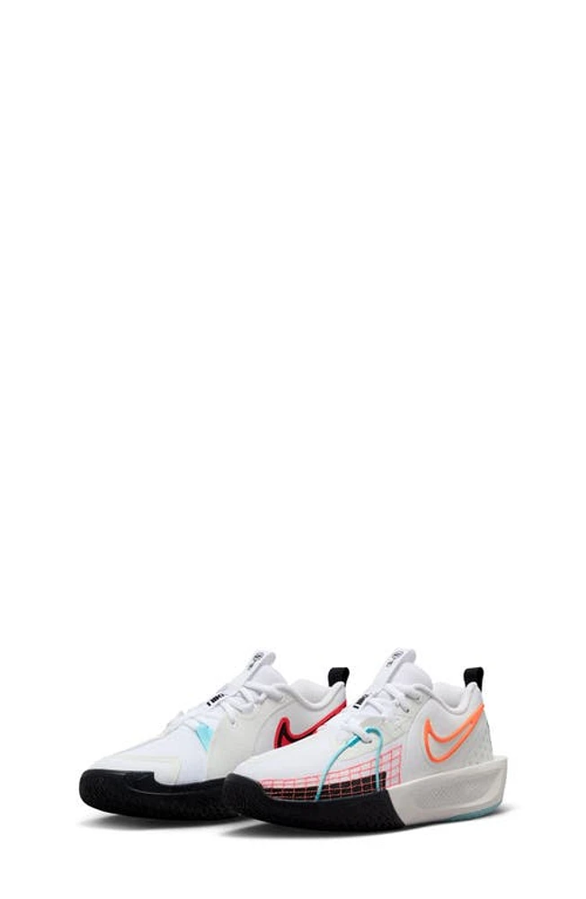 Nike Kids' G. T. Cut 3 Basketball Shoe White/Copa/White/Orange at Nordstrom, M