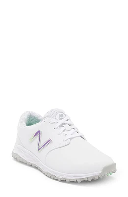 New Balance Fresh Foam Breathe Golf Shoe White /Multi at Nordstrom,