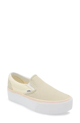 Vans Classic Slip-On Stackform Sneaker Color Block Multi at Nordstrom,