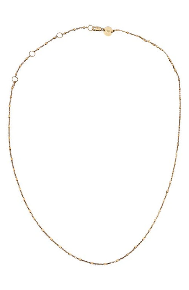 Jennifer Zeuner Maury Chain Necklace in 14K Yellow Gold Plated Silver at Nordstrom