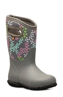 Bogs Kids' York Star Heart Waterproof Rain Boot Gray Multi at Nordstrom, M