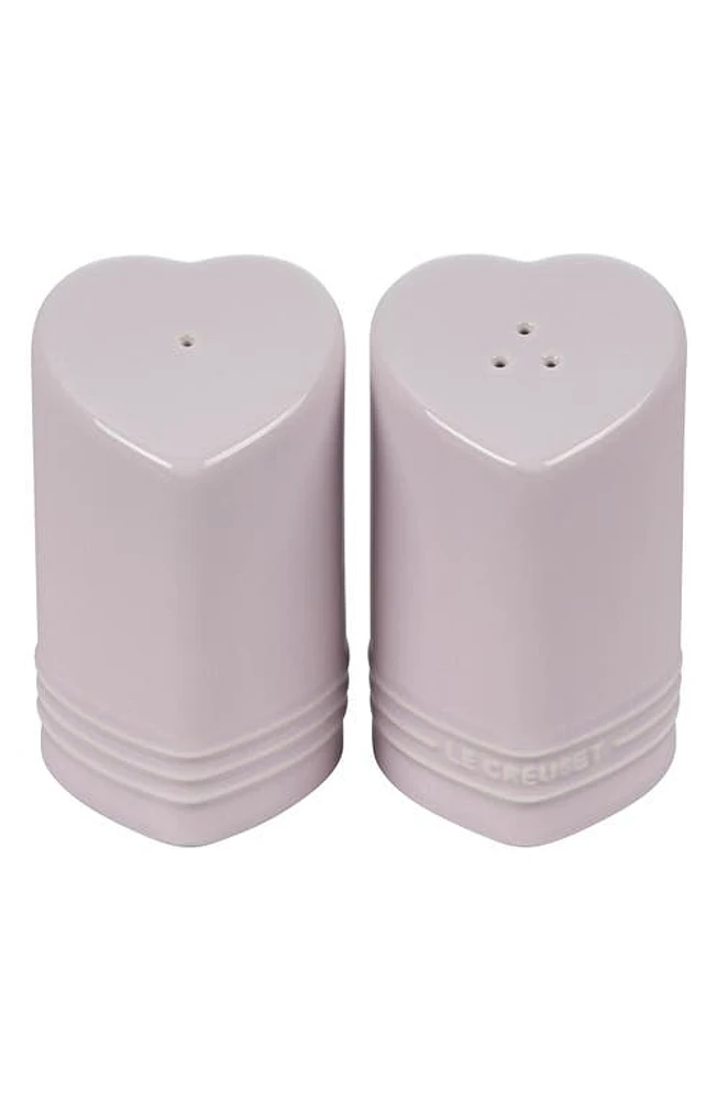 Le Creuset Heart Salt & Pepper Shaker Set in Shallot at Nordstrom, Size One Size Oz