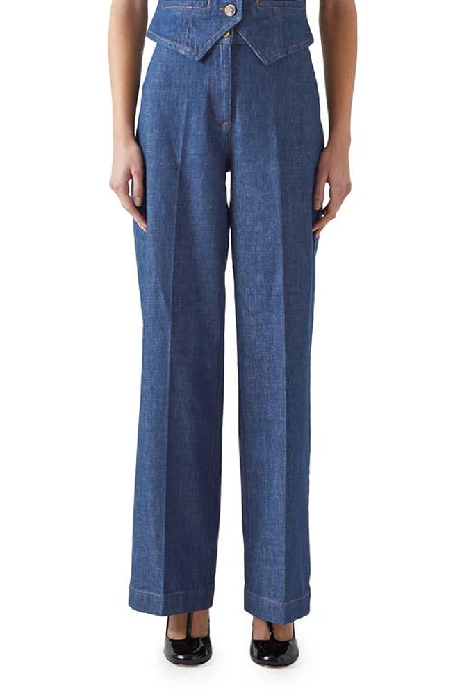 LK Bennett Ami Denim Pants Indigo at Nordstrom, Us