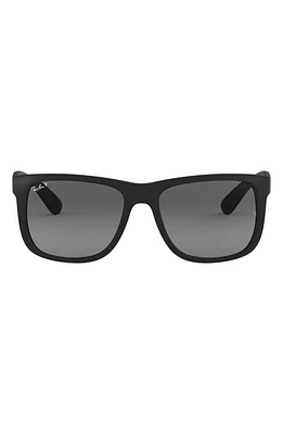 Ray-Ban 54mm Polarized Square Sunglasses in Dark Grey Black at Nordstrom