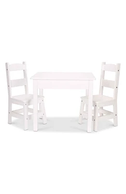 Melissa & Doug Wooden Table & Chairs Set in Multi at Nordstrom