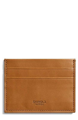 Shinola Five Pocket Card Case in Tan at Nordstrom