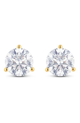 LIGHTBOX Round Lab Grown Diamond Stud Earrings in 3.5Ctw Gold at Nordstrom