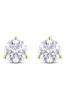 LIGHTBOX Round Lab Grown Diamond Stud Earrings in 3.5Ctw Gold at Nordstrom