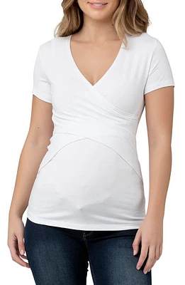 Ripe Maternity Embrace Maternity/Nursing T-Shirt in White at Nordstrom, Size X-Small